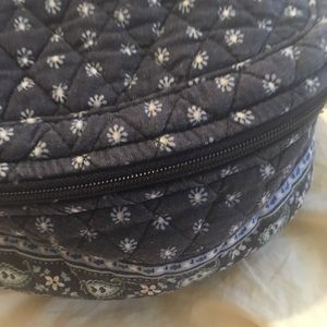 Retired Vera Bradley Seaport Navy Cosmetic Bag